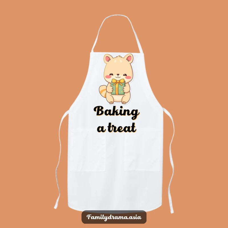 Funny Animal Gifting Apron: Endearing Character's Kitchen Wear Gift