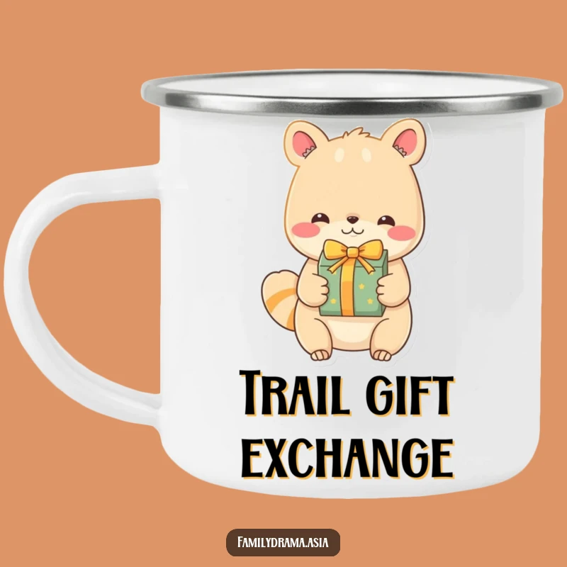 Funny Animal Camp Gift Mug: Endearing Character's Outdoor Present Gift