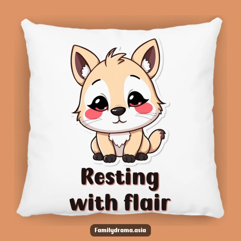 Funny Stylized Character Pillow Pal: Soft & Whimsical Cushion Gift