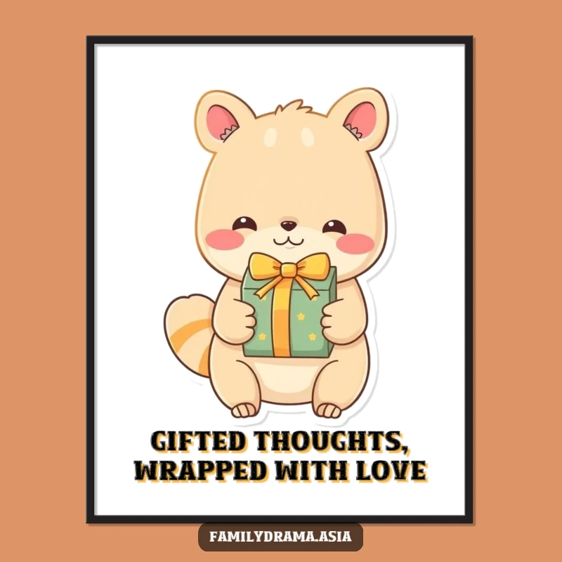 Funny Free Printable Wall Art: Gift Exchange, Downloadable Heartwarming Decor