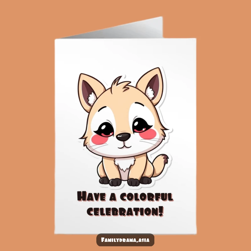 Free Printable Birthday Card: Bowing Character, Downloadable Funny Graphic