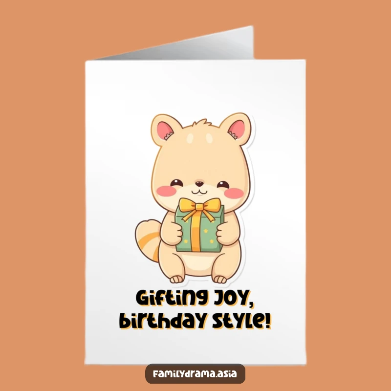 Free Printable Birthday Card: Gift Exchange, Downloadable Funny Greeting