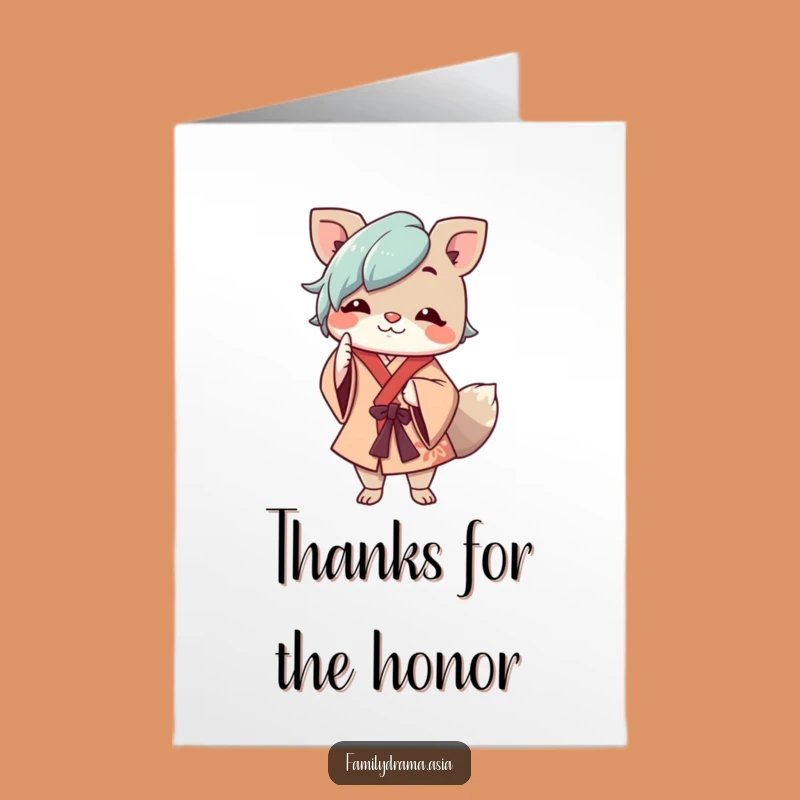 Free Printable Thank You Card: Respectful Thanks - Downloadable!